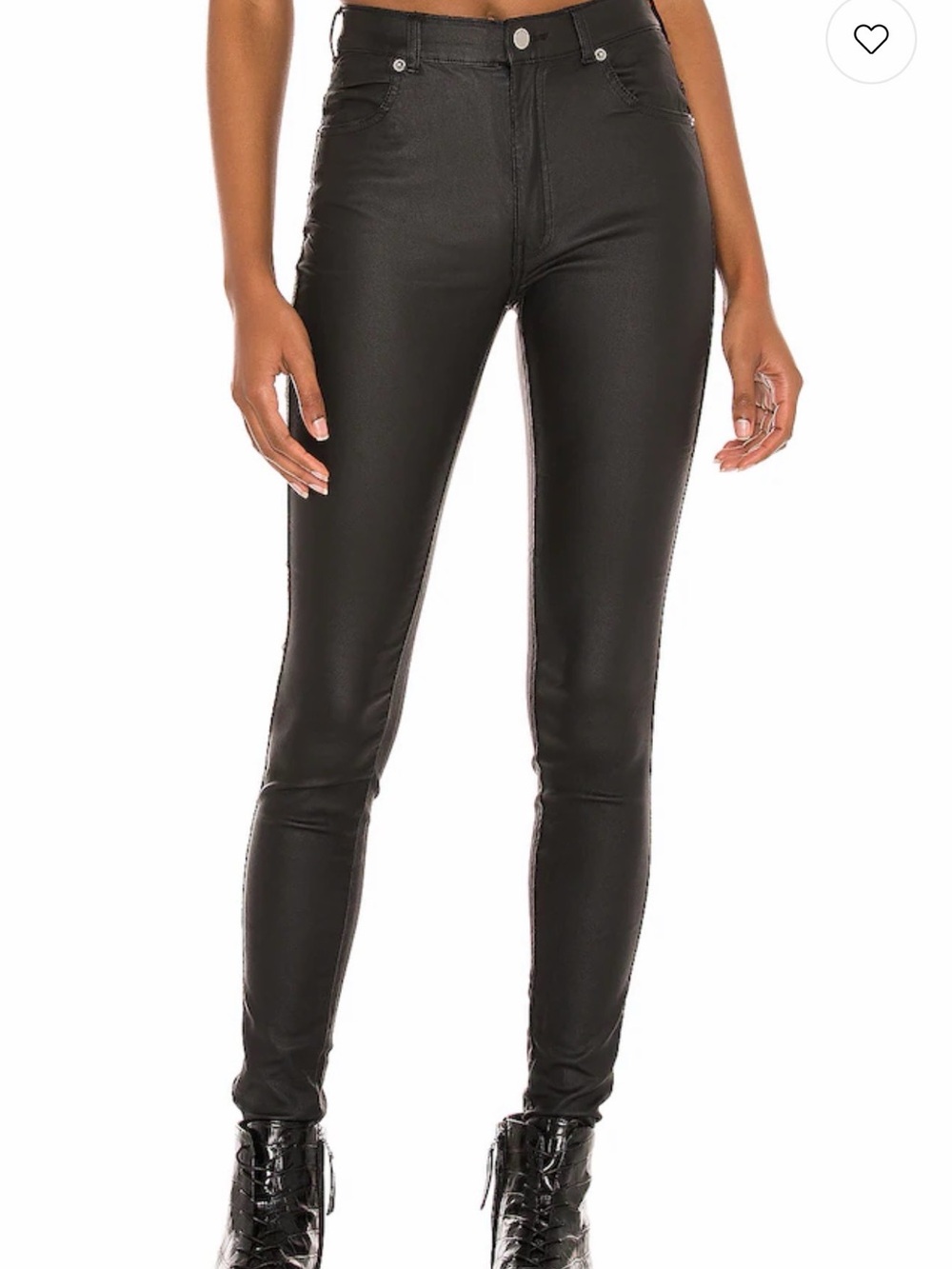 Dr. Denim Lexy Skinny in Black Metal